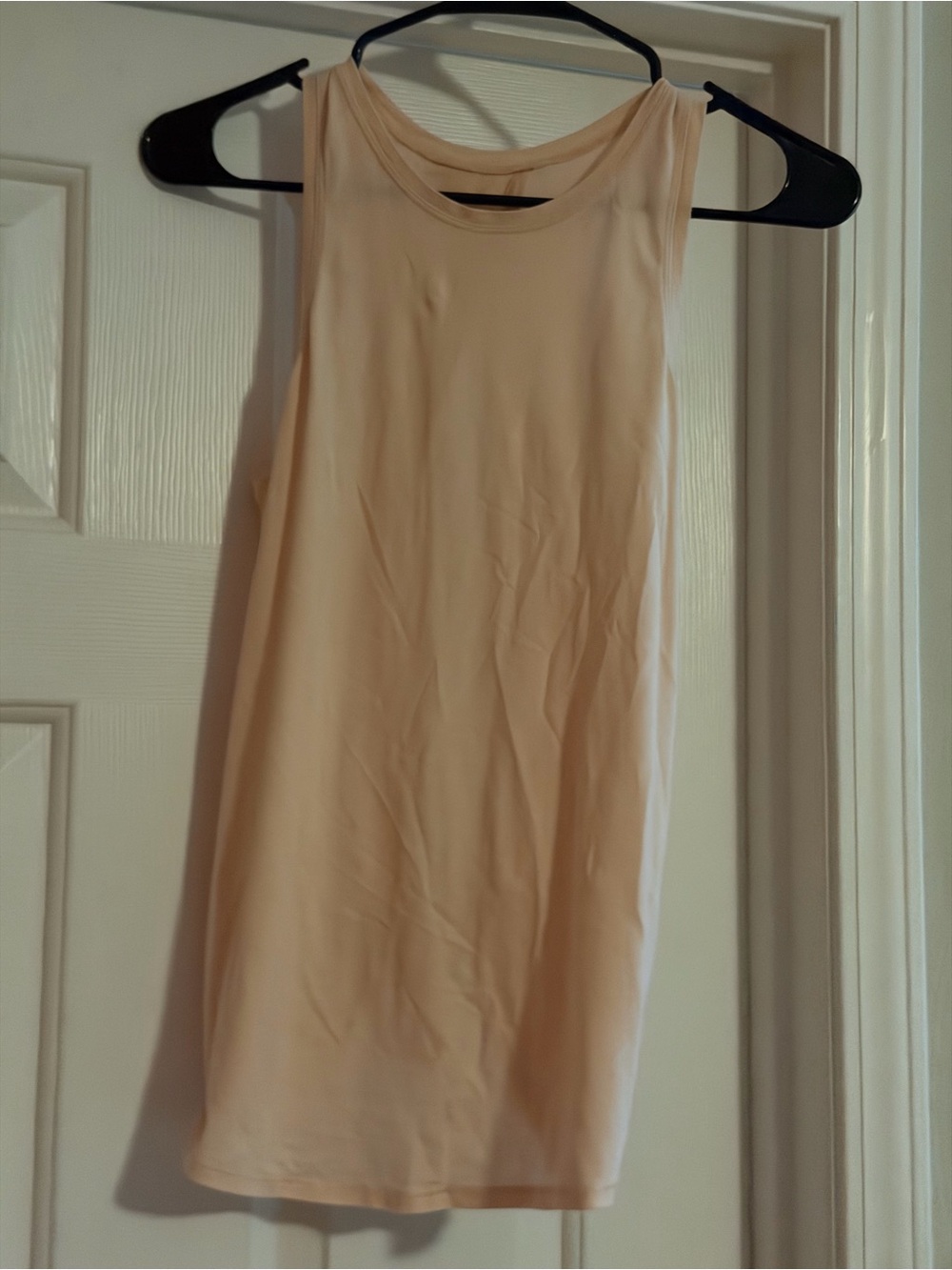 lululemon athletica Sleeveless Scoop Shift Dress in Light Beige